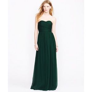 Rare find! J.Crew Arabelle long dress in chiffon